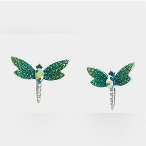 Betsey Johnson Garden Glam Dragonfly Earrings